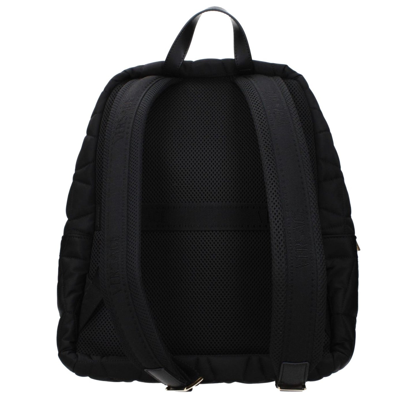 Versace Black Fabric Backpack