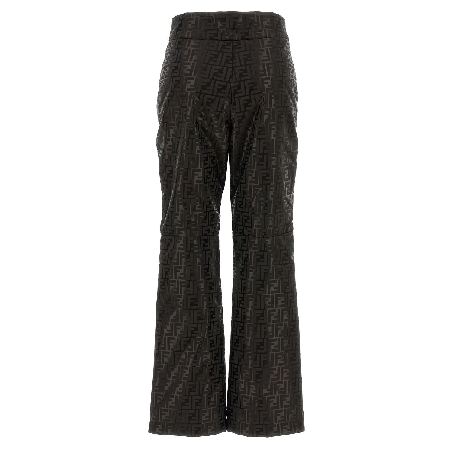 Fendi Brown Cotton Athletic Pants
