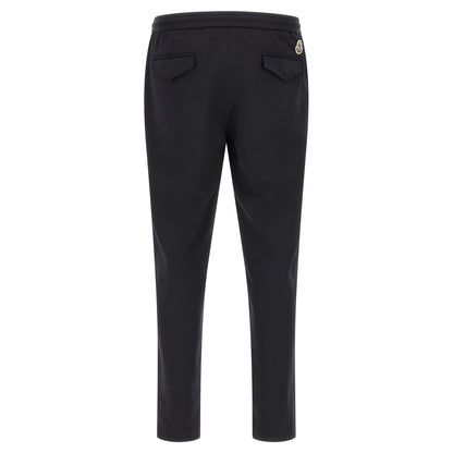 Moncler Black Polyamide Joggers (Workout Pants)