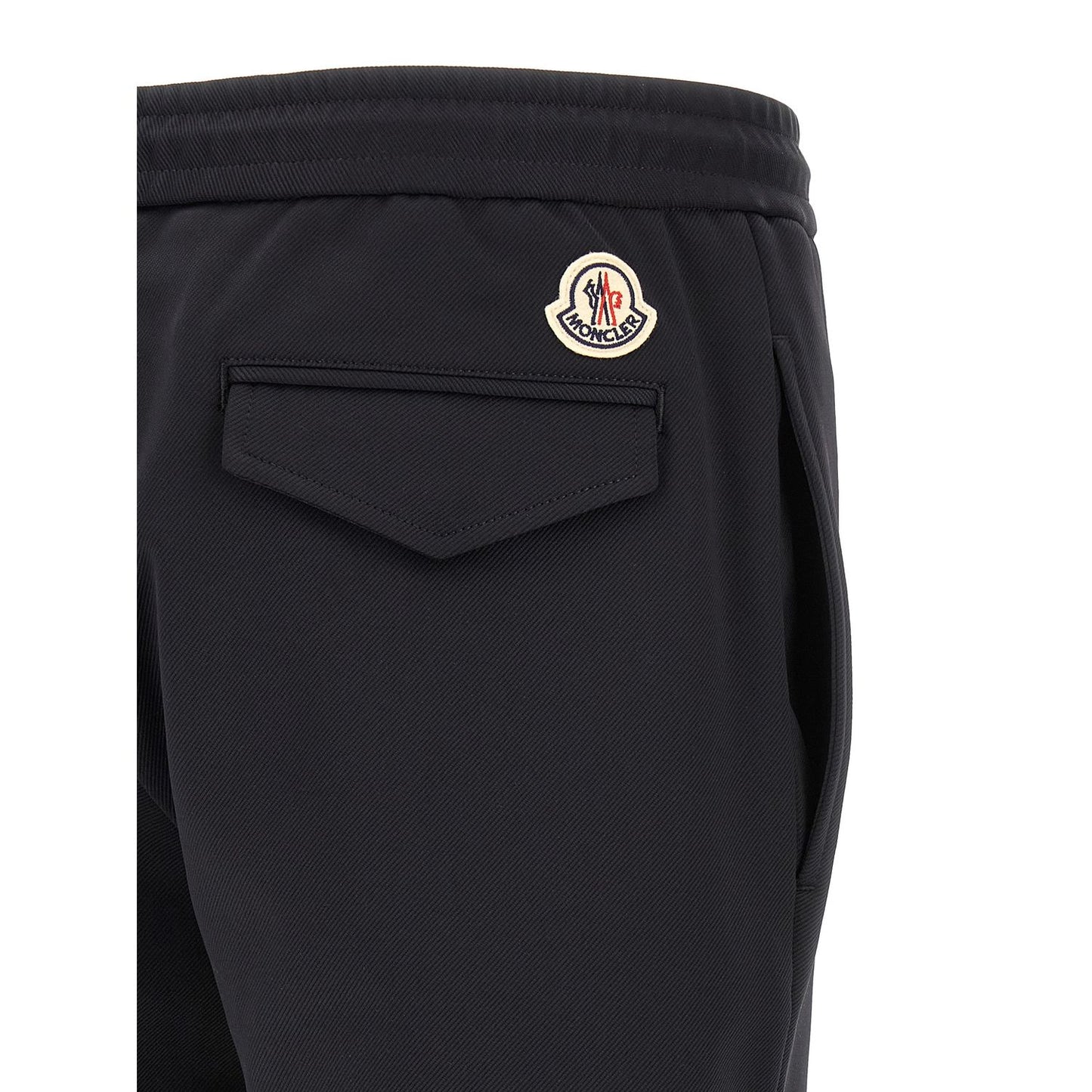Moncler Black Polyamide Joggers (Workout Pants)