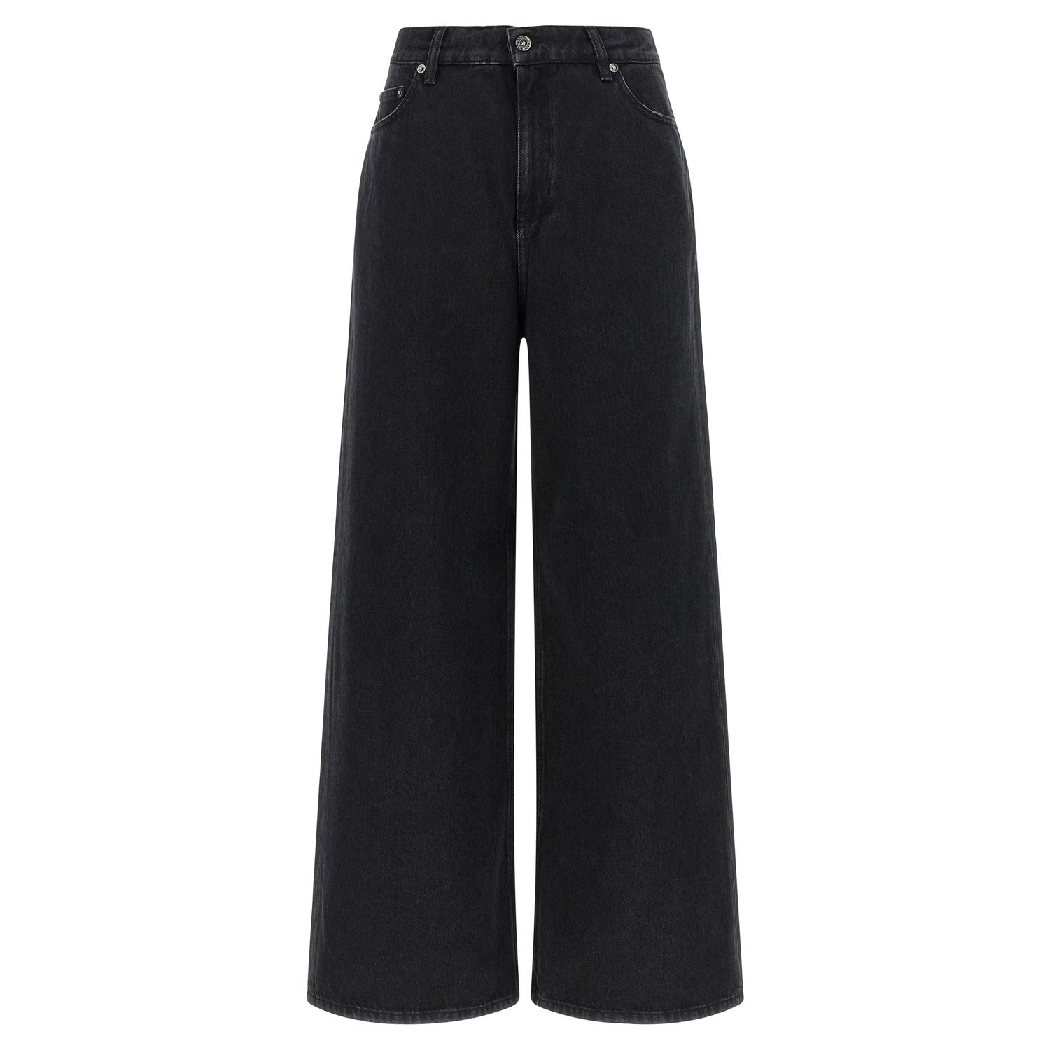 Golden Goose Black Cotton Flared Jeans