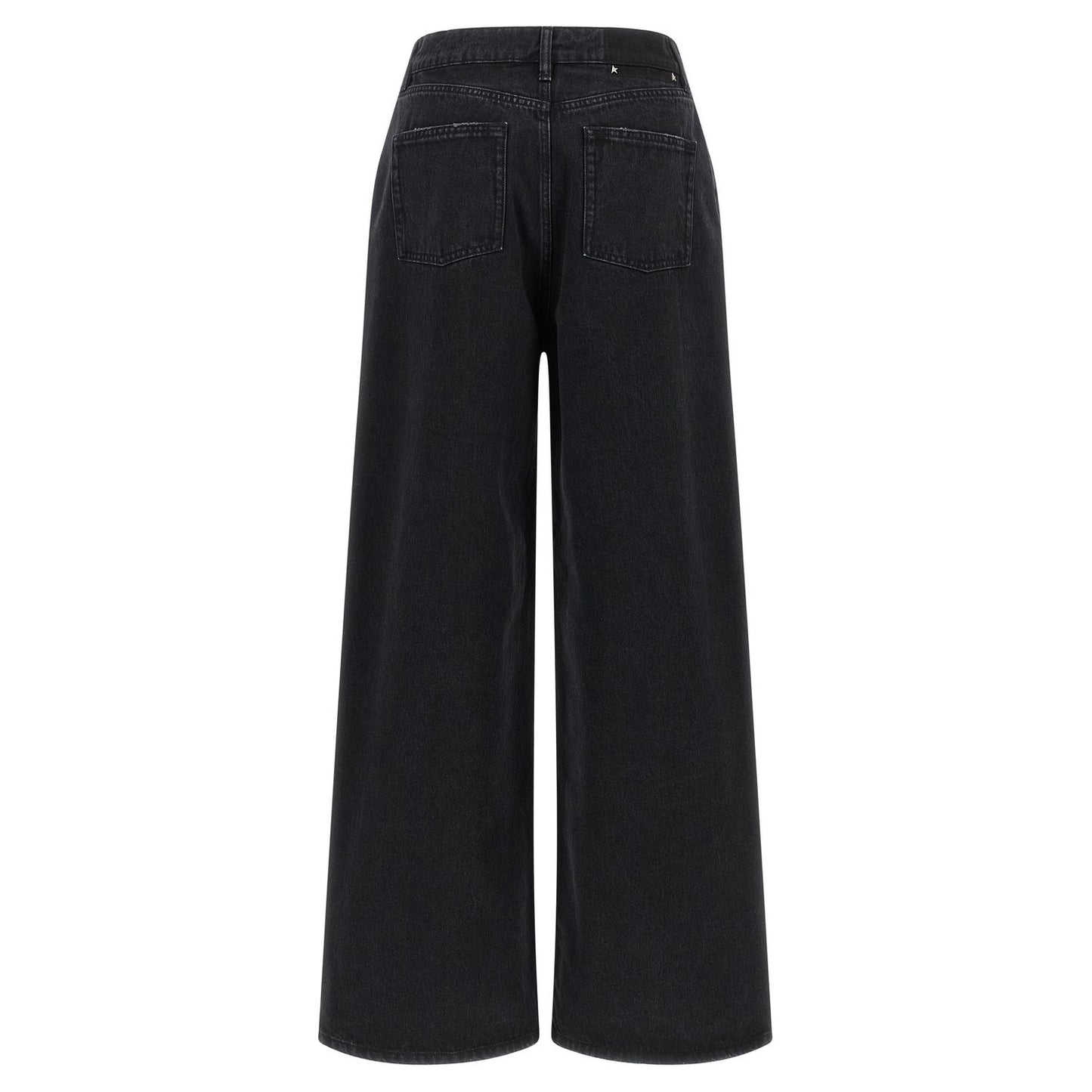 Golden Goose Black Cotton Flared Jeans