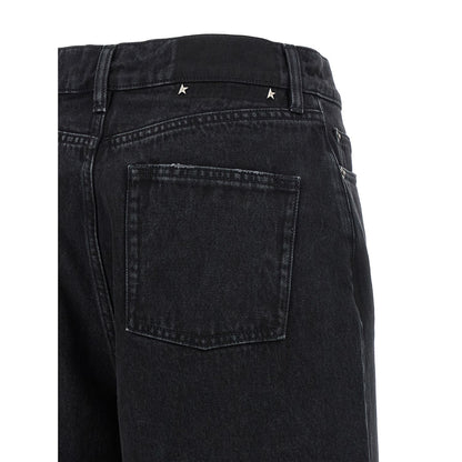 Golden Goose Black Cotton Flared Jeans