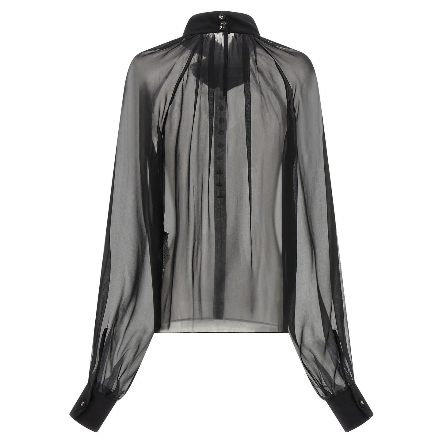 Dolce & Gabbana Black Silk Blouse