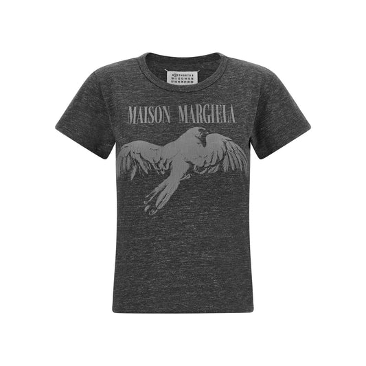 Maison Margiela Gray Cotton T-Shirt