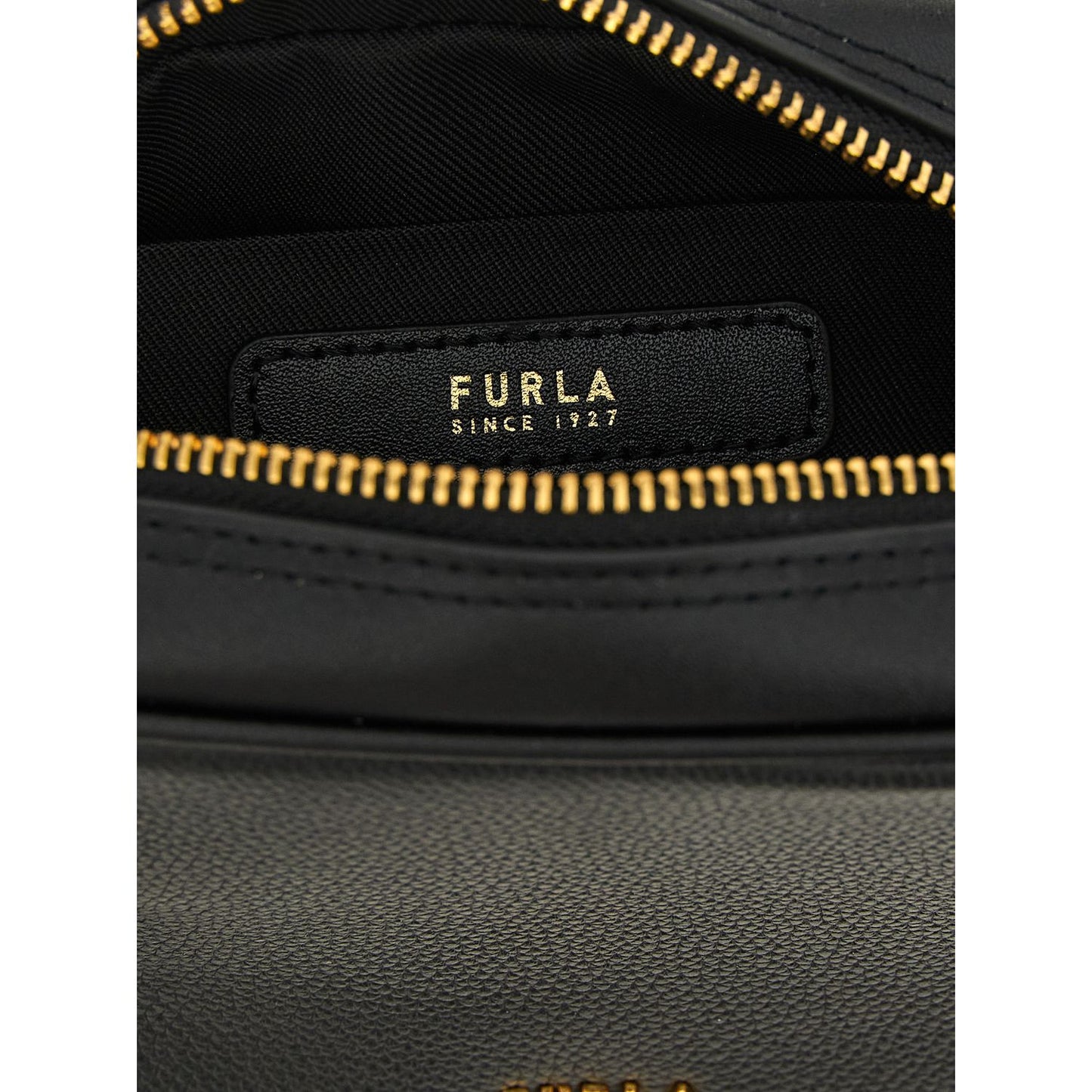 Furla Black Calfskin Handbag