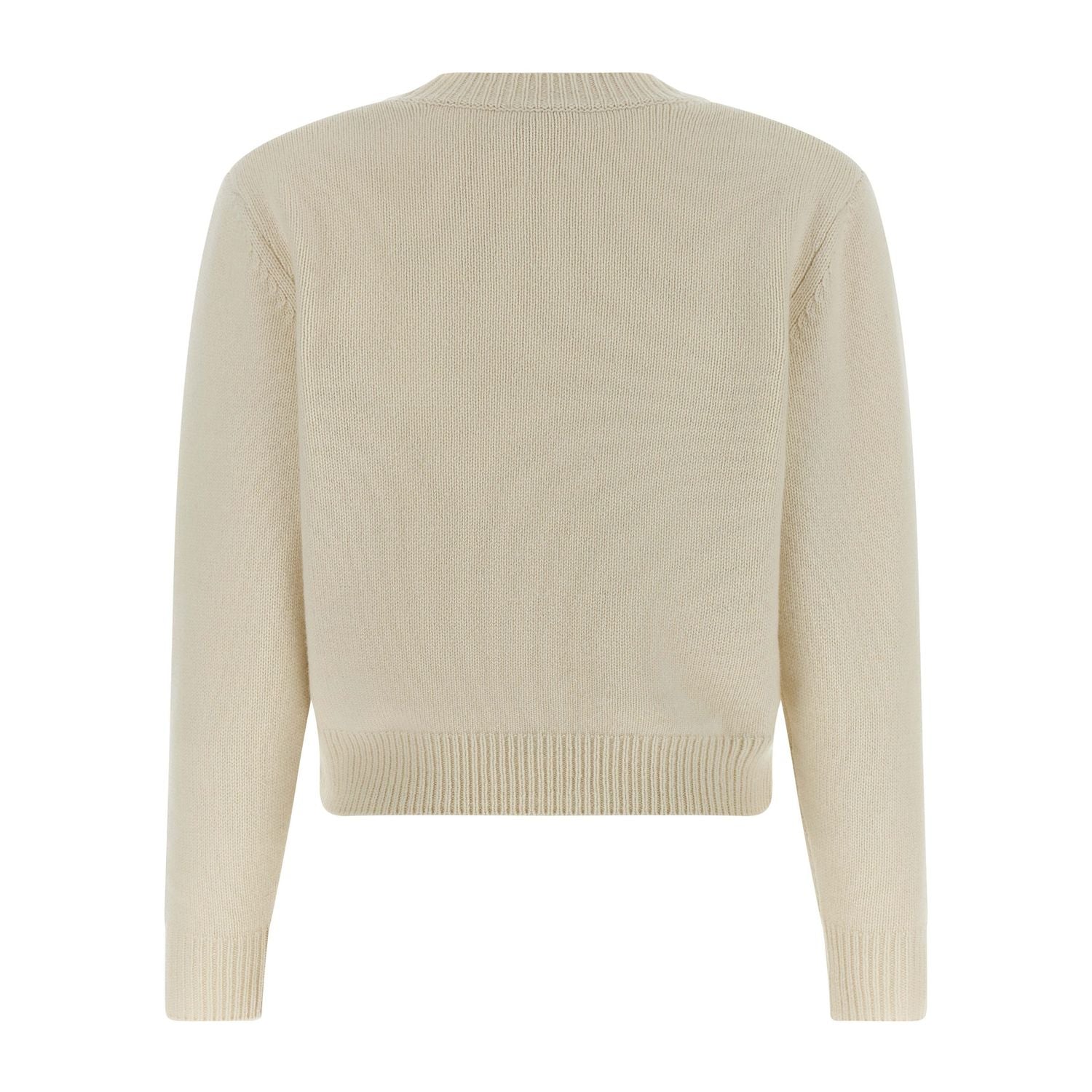 A.P.C. White Wool Cardigan