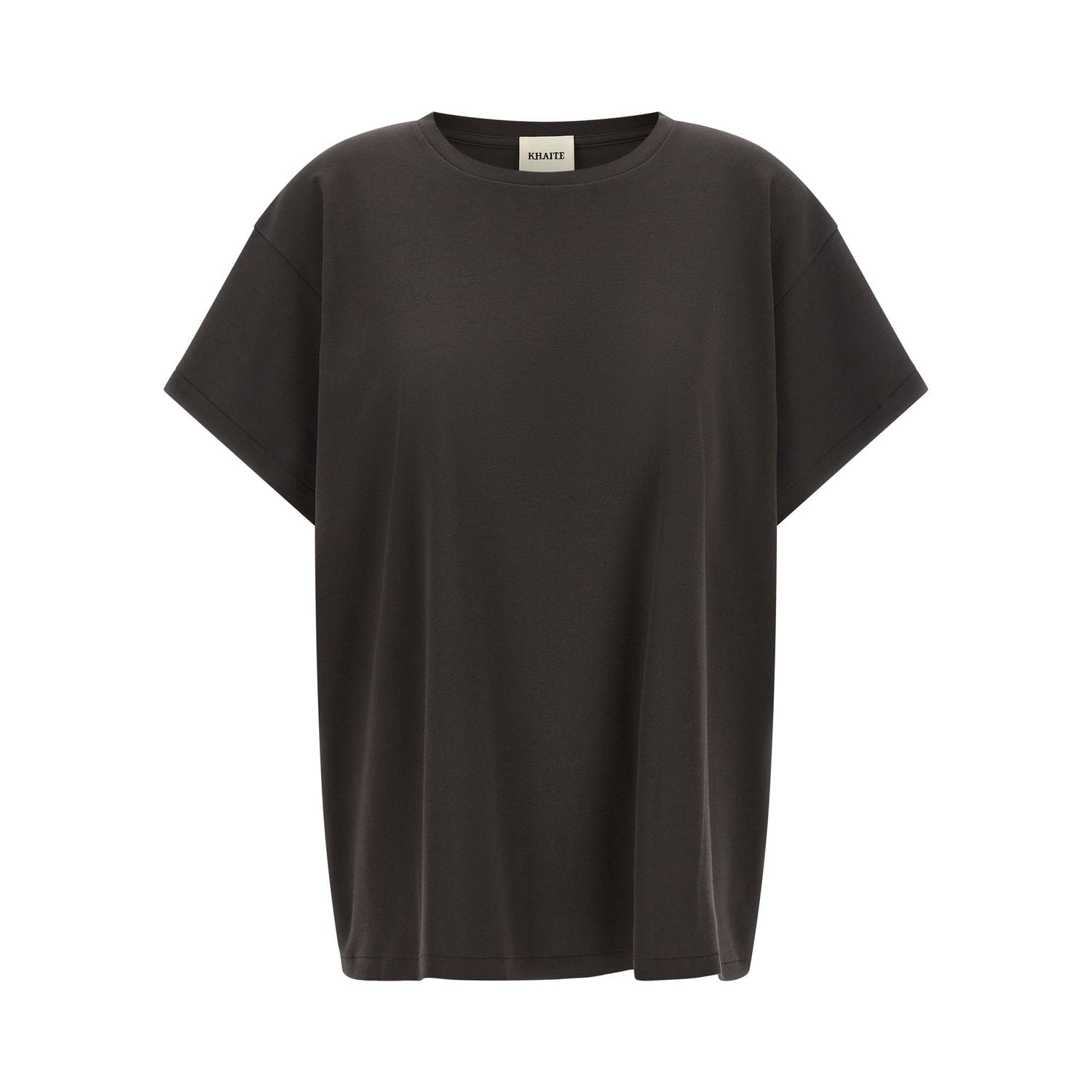 Khaite Gray Cotton T-Shirt