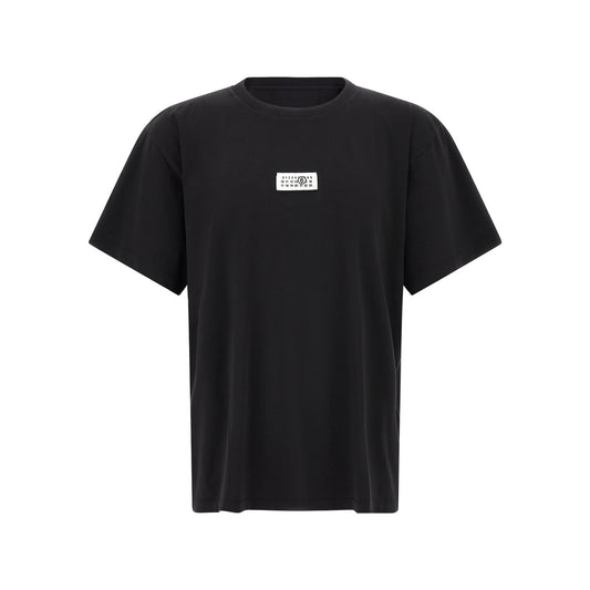 MM6 Maison Margiela Black Cotton T-Shirt