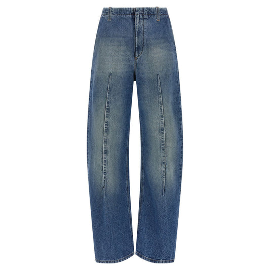 MM6 Maison Margiela Blue Cotton High-Waisted Jean