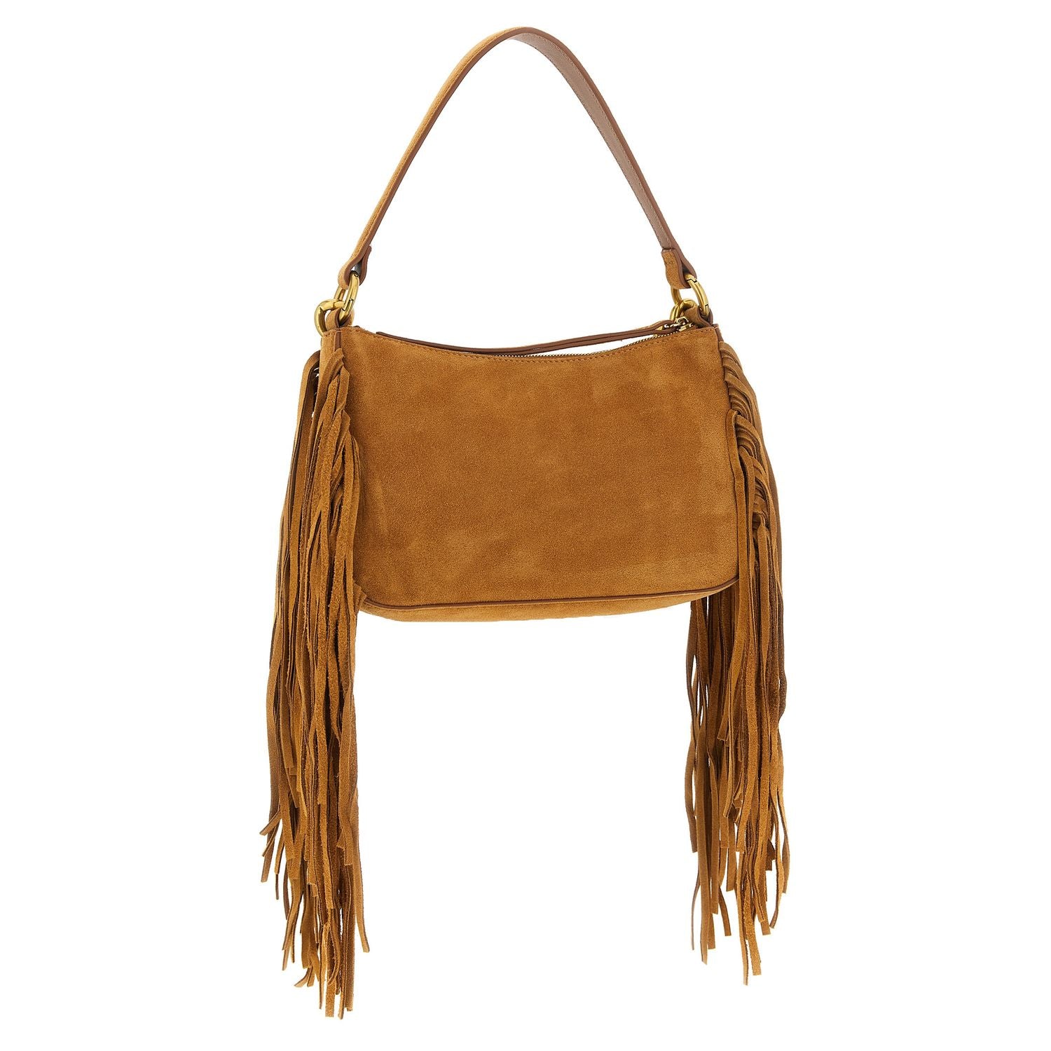 Twinset Brown Leather Shoulder Bag