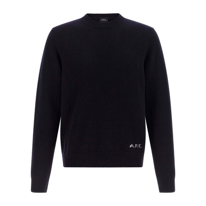 A.P.C. Blue Wool Cardigan