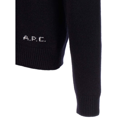 A.P.C. Blue Wool Cardigan