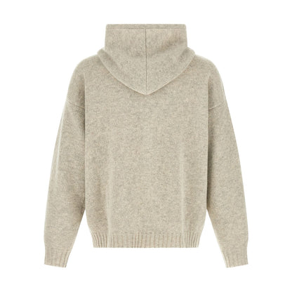 MM6 Maison Margiela Gray Wool Cardigan
