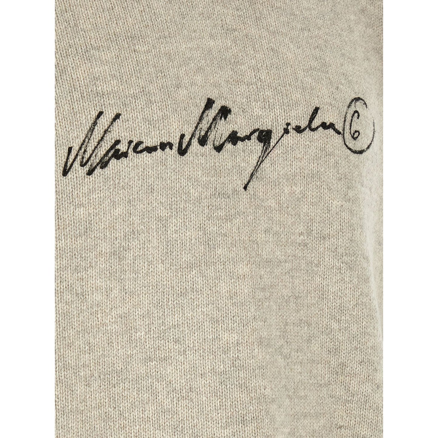 MM6 Maison Margiela Gray Wool Cardigan