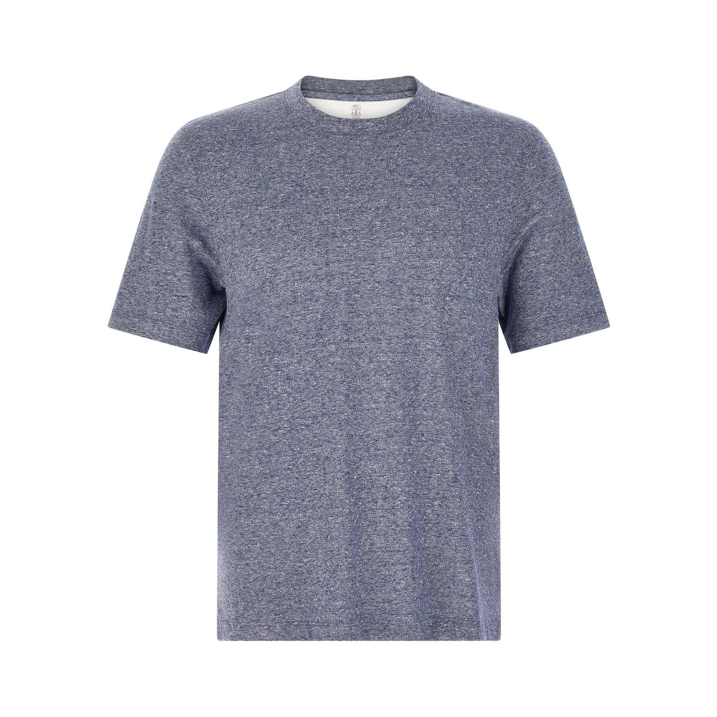 Brunello Cucinelli Blue Linen T-Shirt