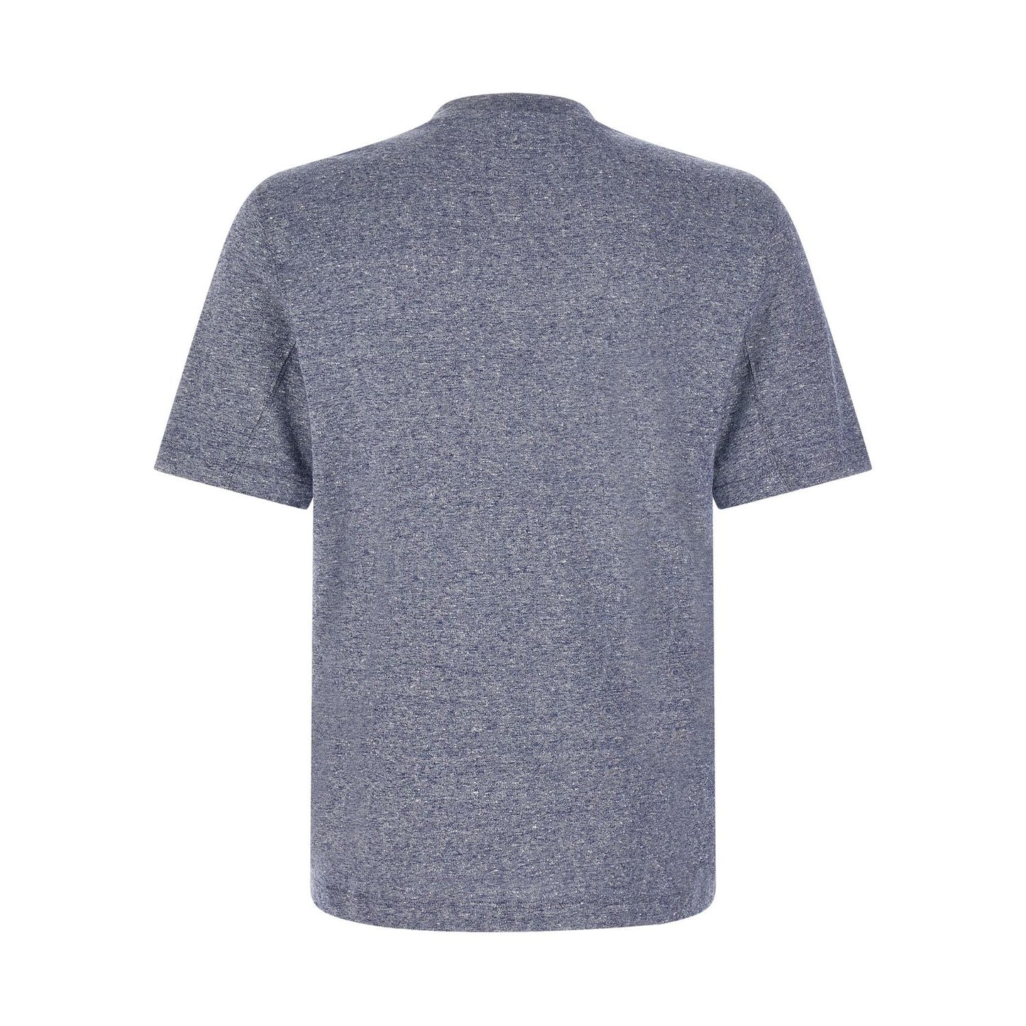 Brunello Cucinelli Blue Linen T-Shirt