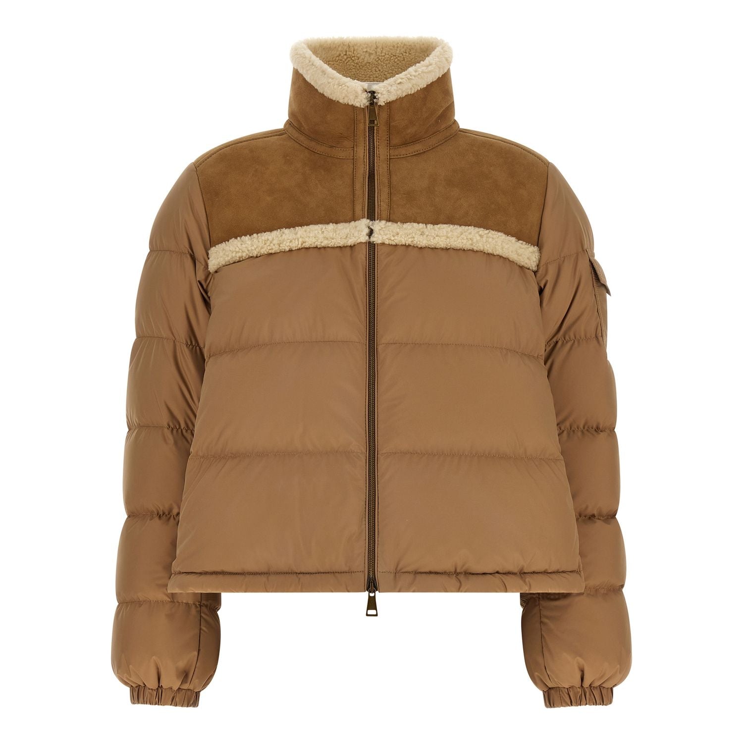 Moncler Beige Polyester Full-Length Jacket