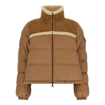 Moncler Beige Polyester Full-Length Jacket