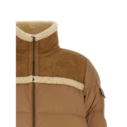 Moncler Beige Polyester Full-Length Jacket