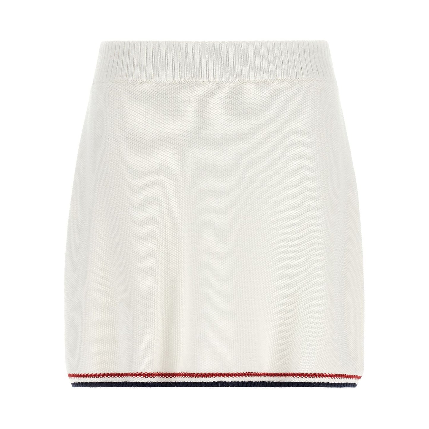 Brunello Cucinelli White Cotton Long Skirt