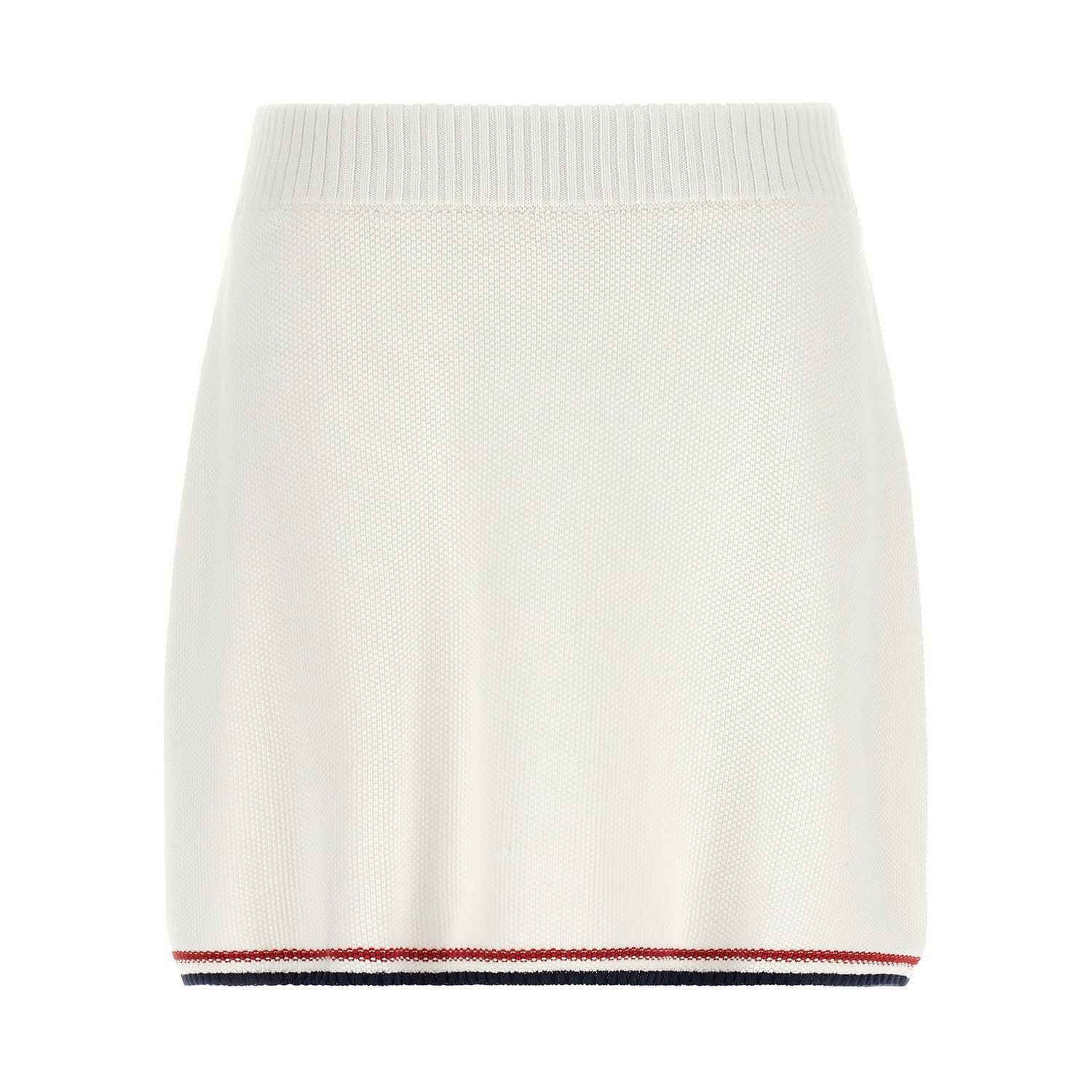Brunello Cucinelli White Cotton Long Skirt