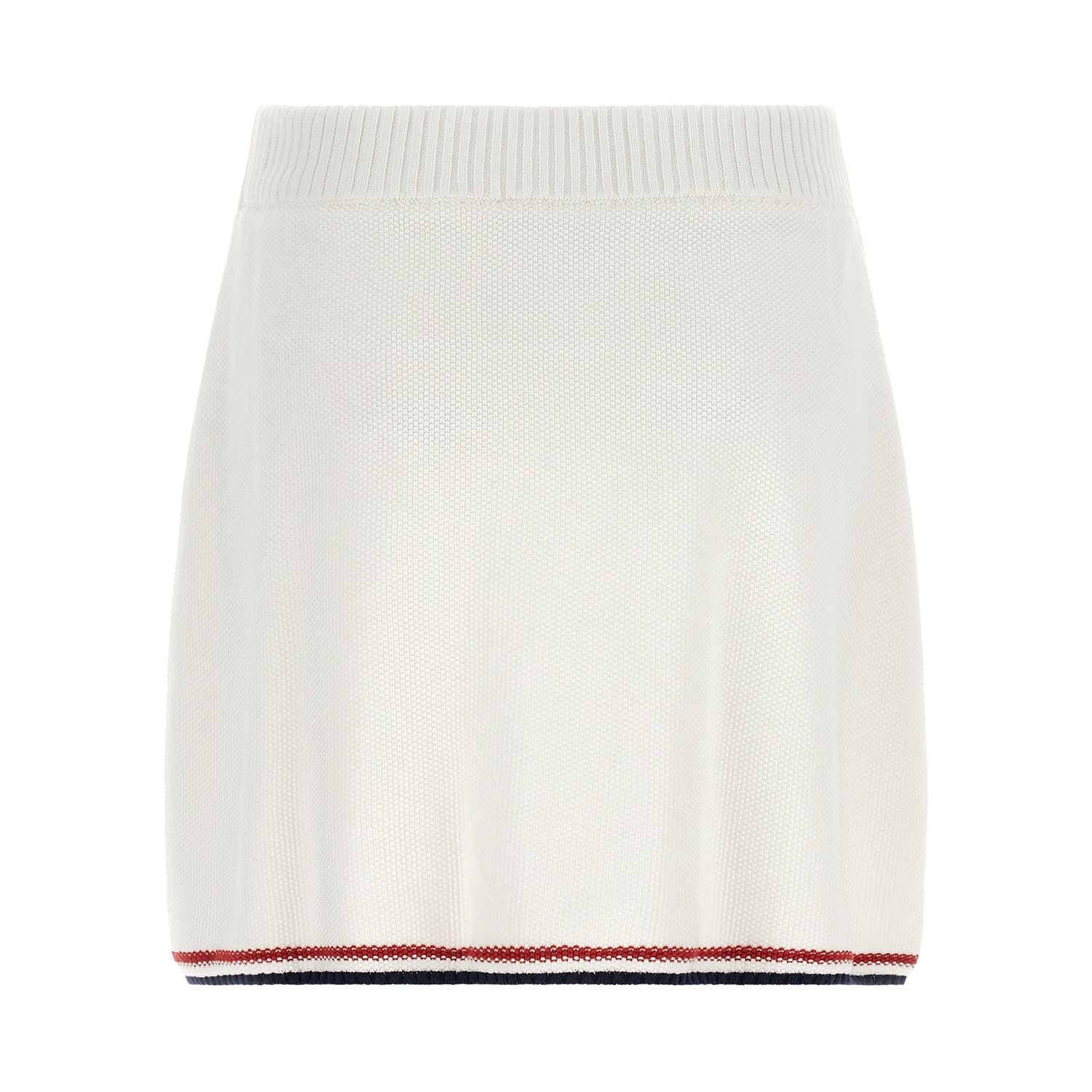 Brunello Cucinelli White Cotton Long Skirt