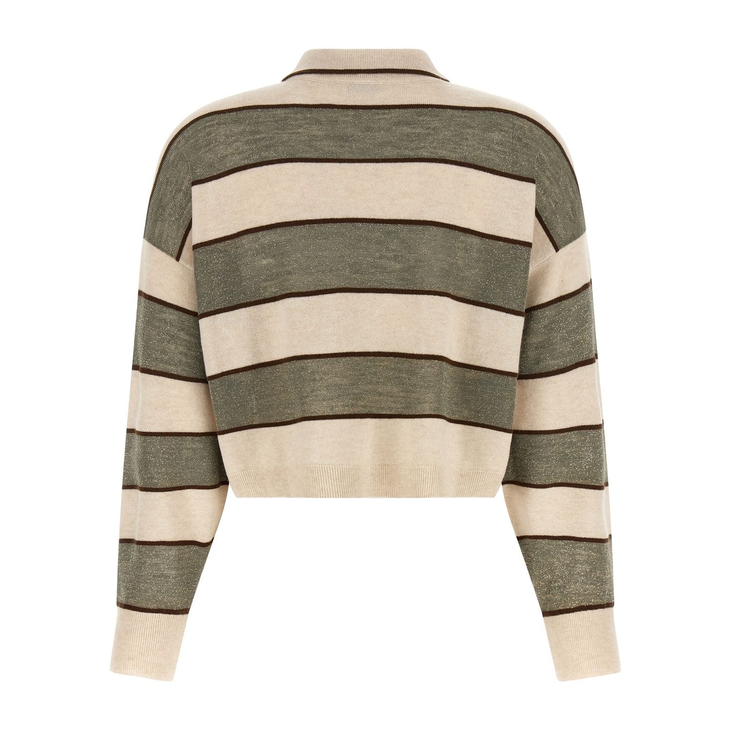 Brunello Cucinelli Multicolor Virgin Wool Polo Shirt