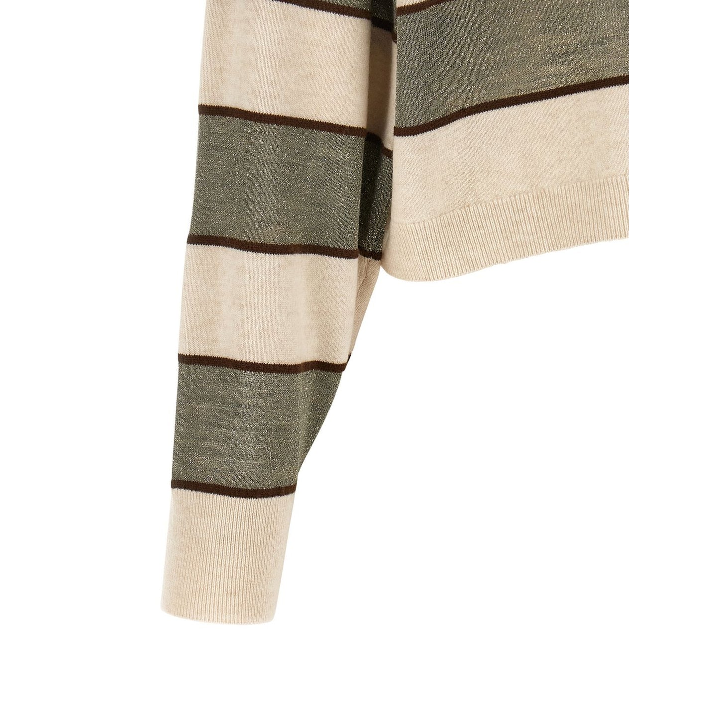 Brunello Cucinelli Multicolor Virgin Wool Polo Shirt