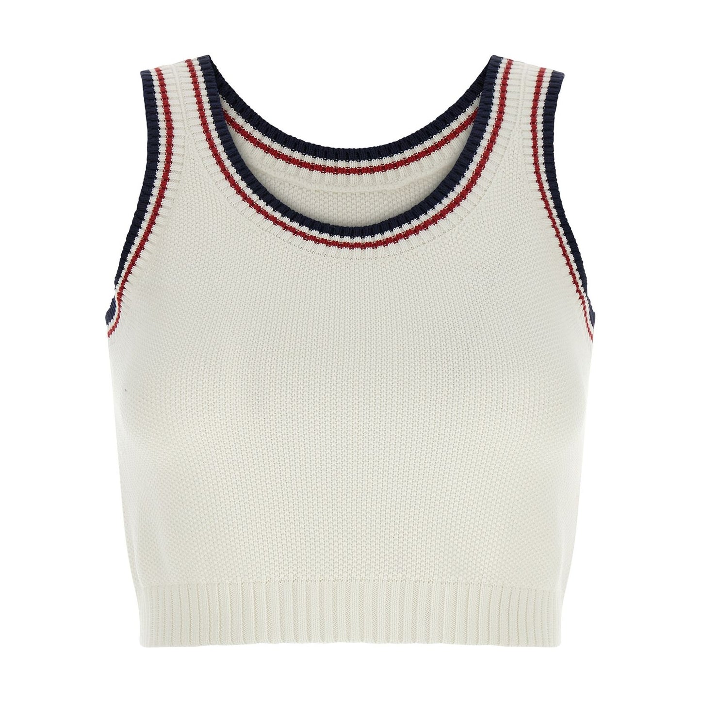 Brunello Cucinelli White Cotton Top