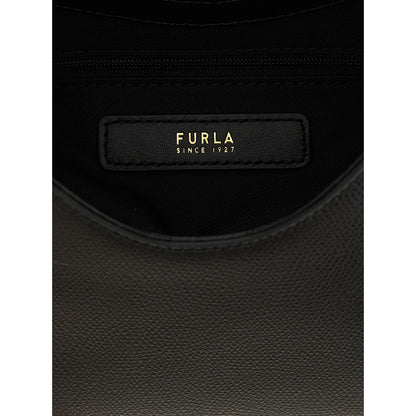 Furla Black Calfskin Handbag