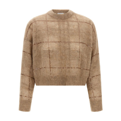 Brunello Cucinelli Beige Wool Cardigan