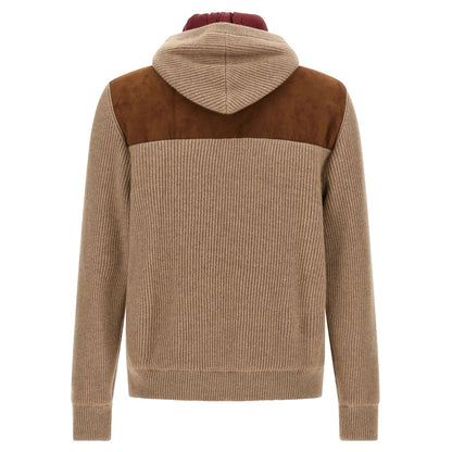 Brunello Cucinelli Brown Lamb Leather Bomber