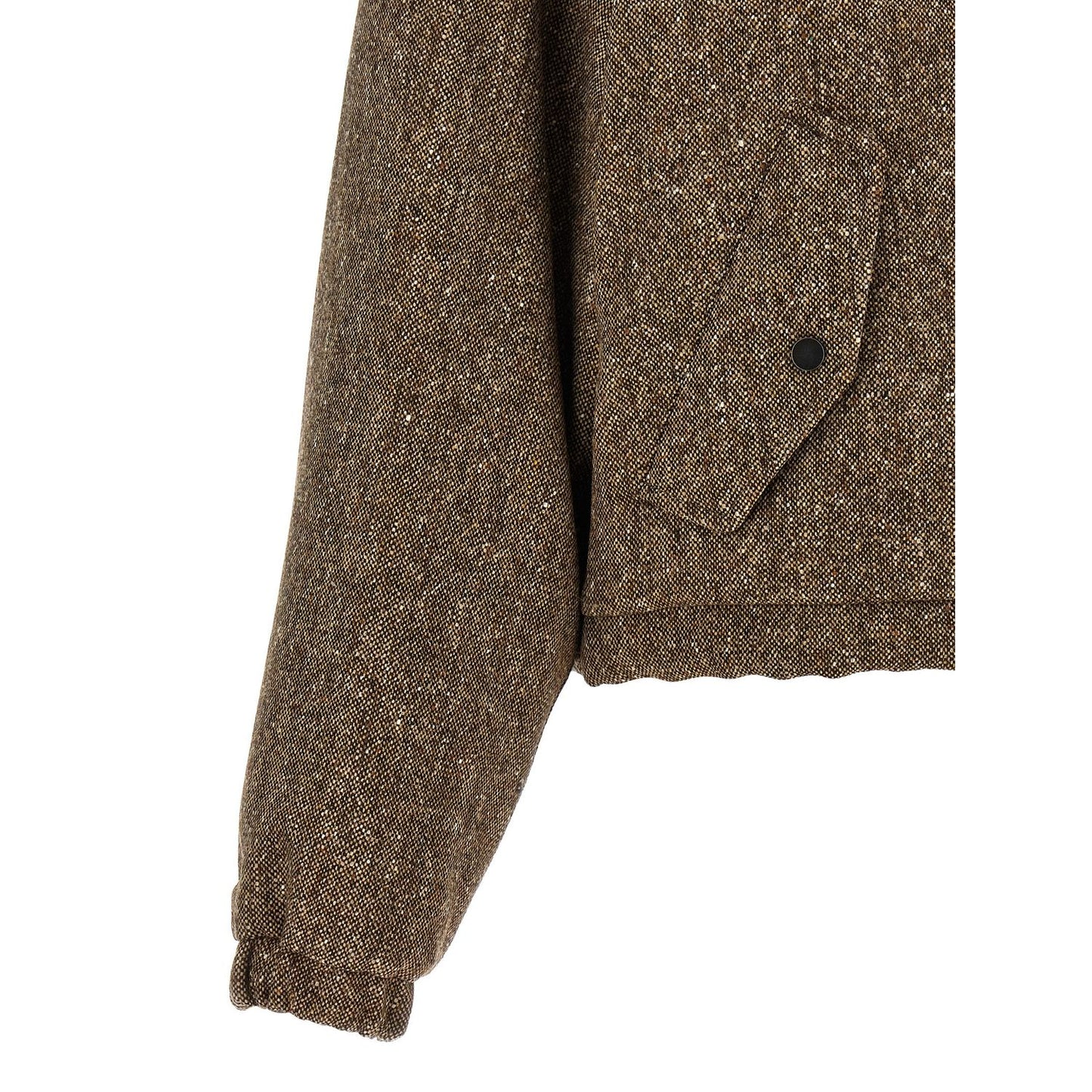 Brunello Cucinelli Brown Virgin Wool Full-Length Jacket