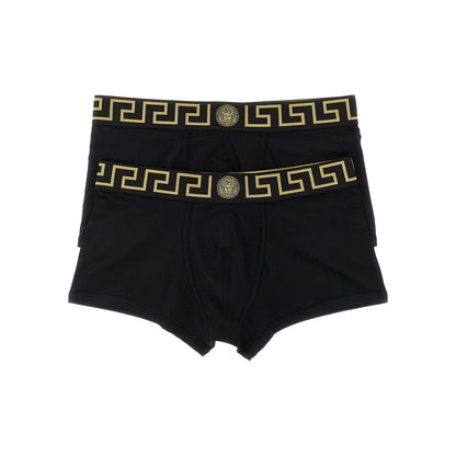 Versace Black Cotton Boxers