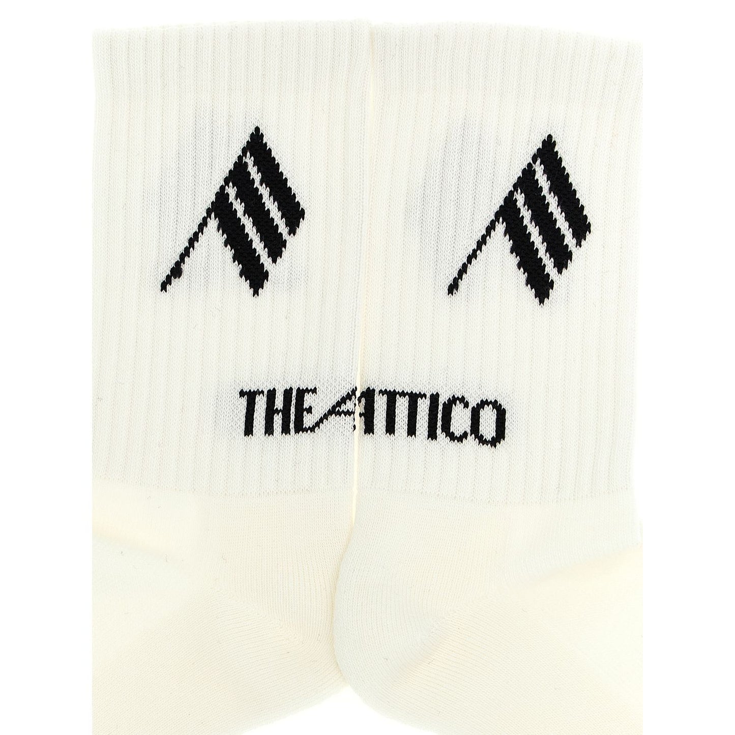 The Attico Bicolor Cotton Socks