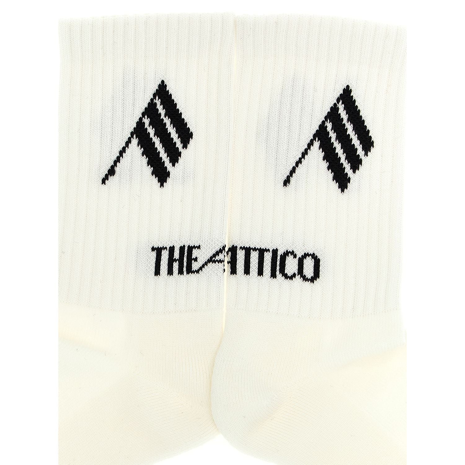 The Attico Bicolor Cotton Socks