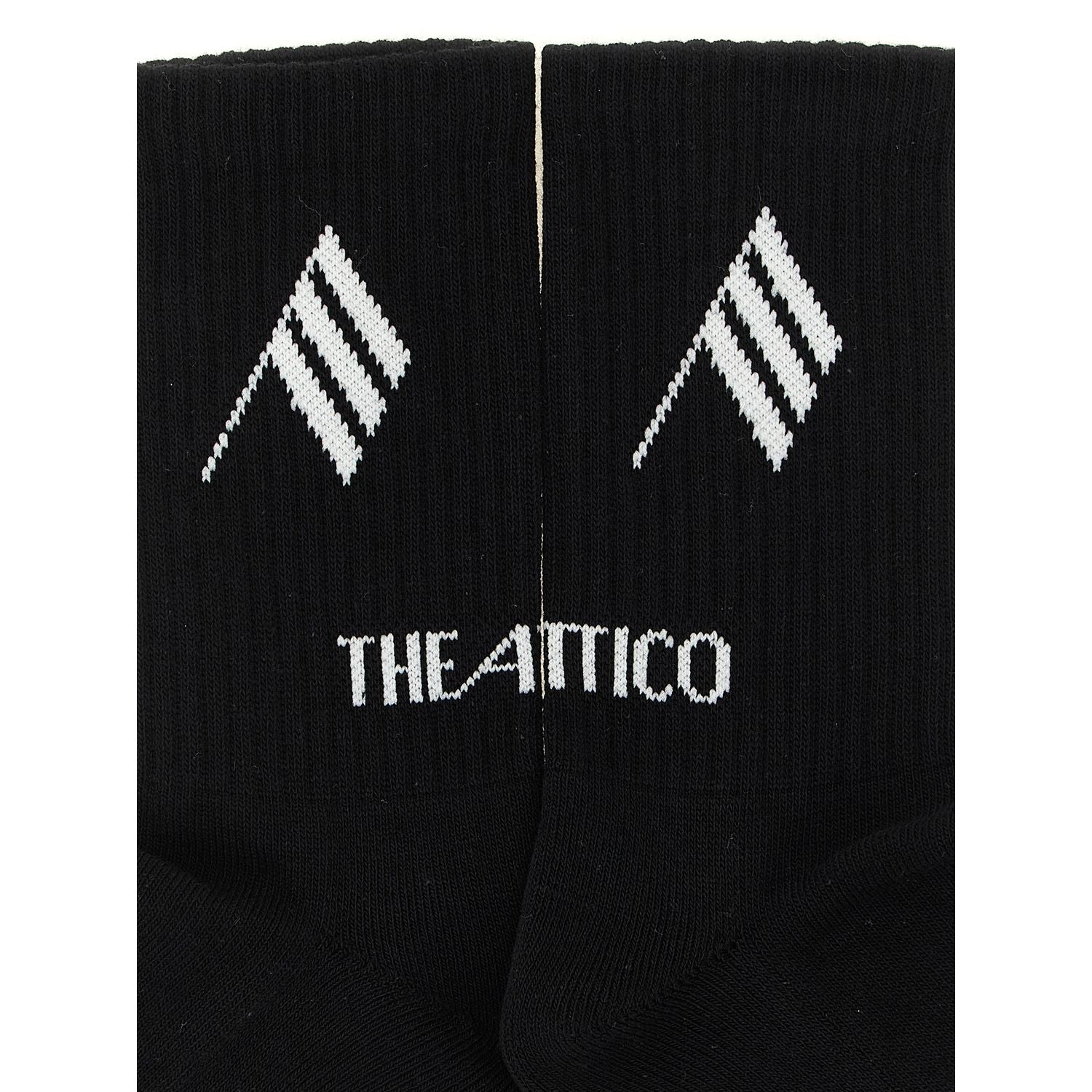 The Attico Bicolor Cotton Socks