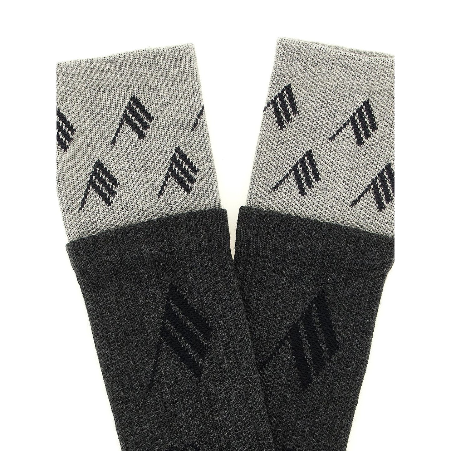 The Attico Gray Cotton Socks