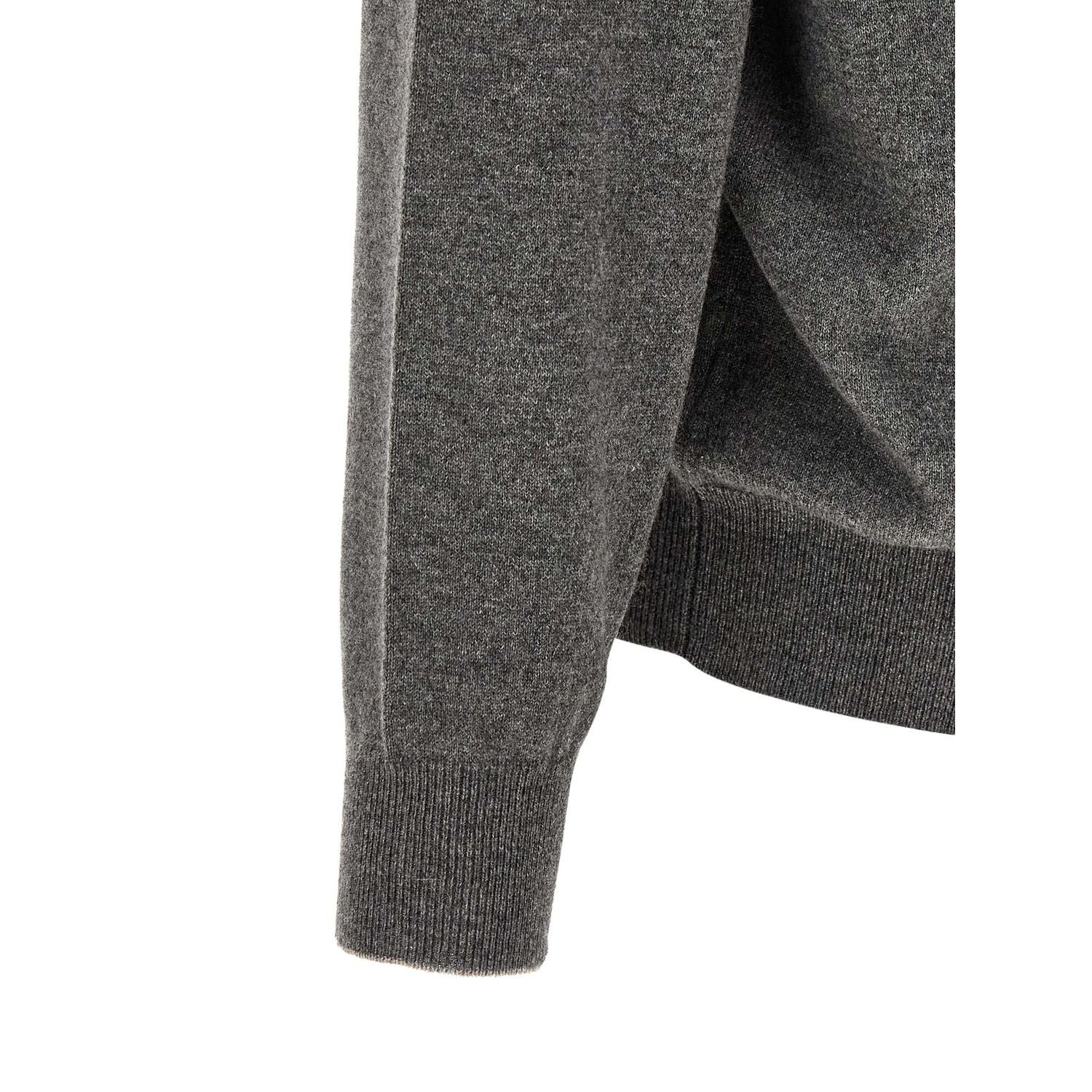 Brunello Cucinelli Gray Cashmere Cardigan