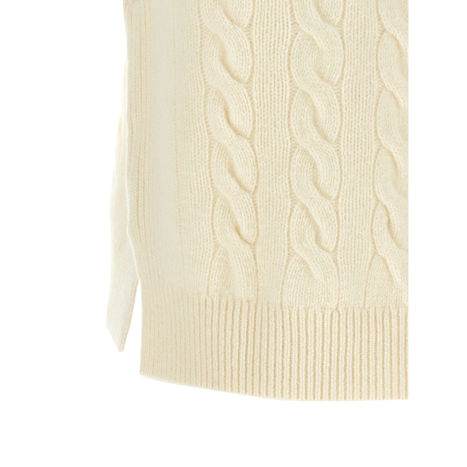 Polo Ralph Lauren White Wool Sleeveless Jacket
