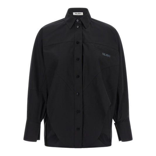 The Attico Black Cotton Blouse