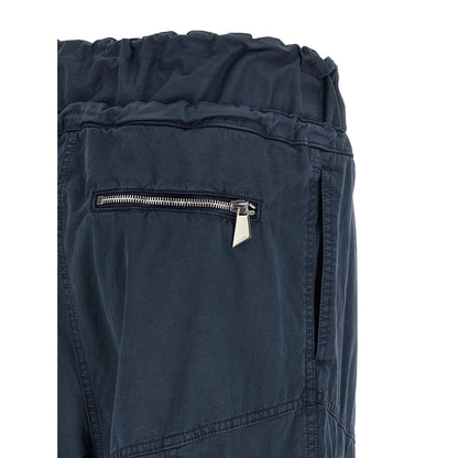 The Attico Blue Cotton Cargo Pants