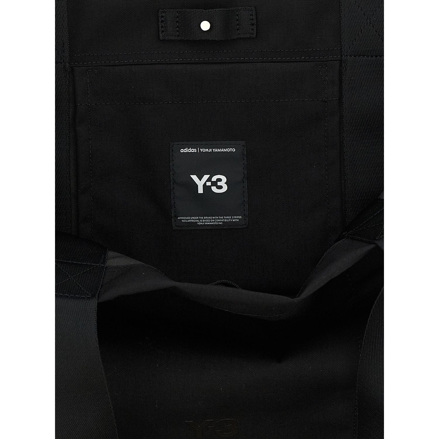 Y-3 Black Polyamide Tote Bag