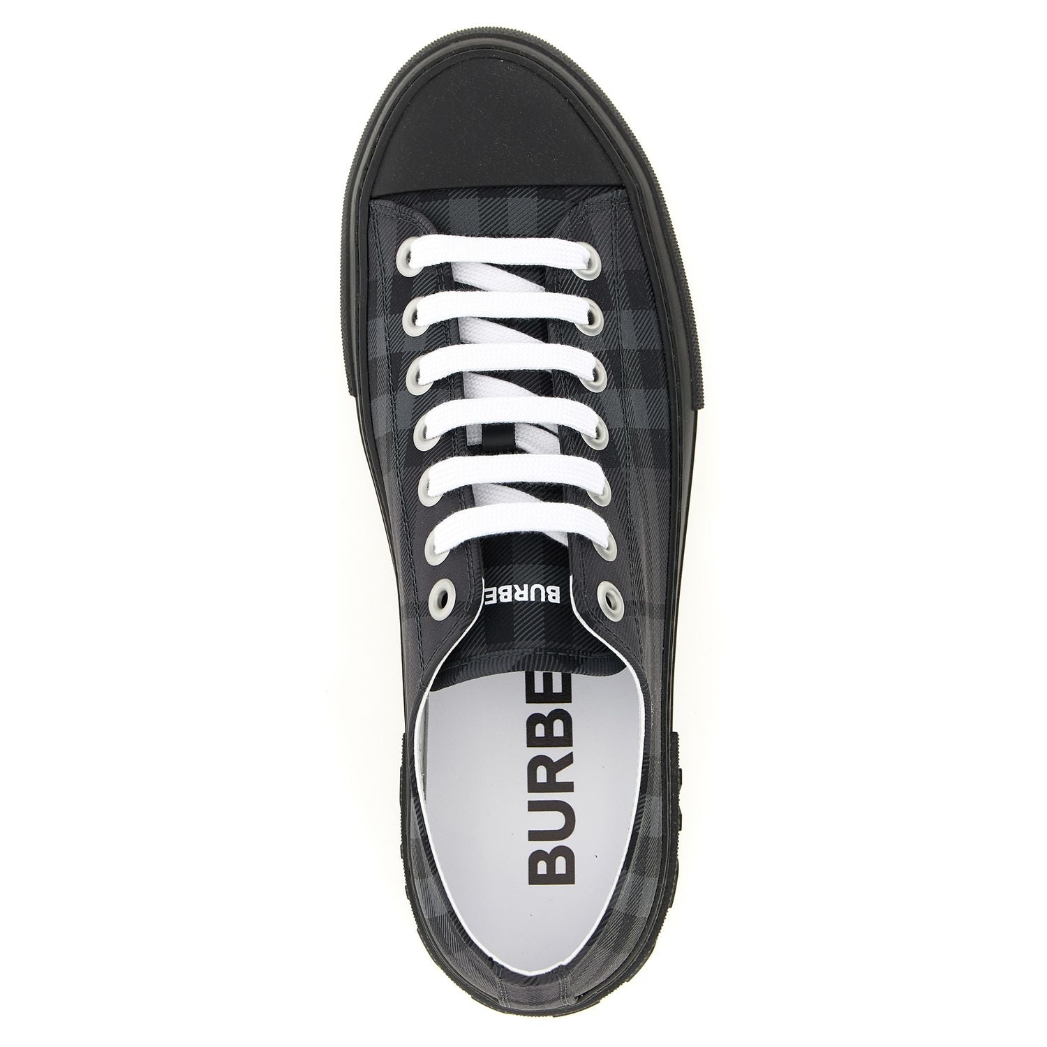 Burberry Gray Polyamide Low Top Sneakers
