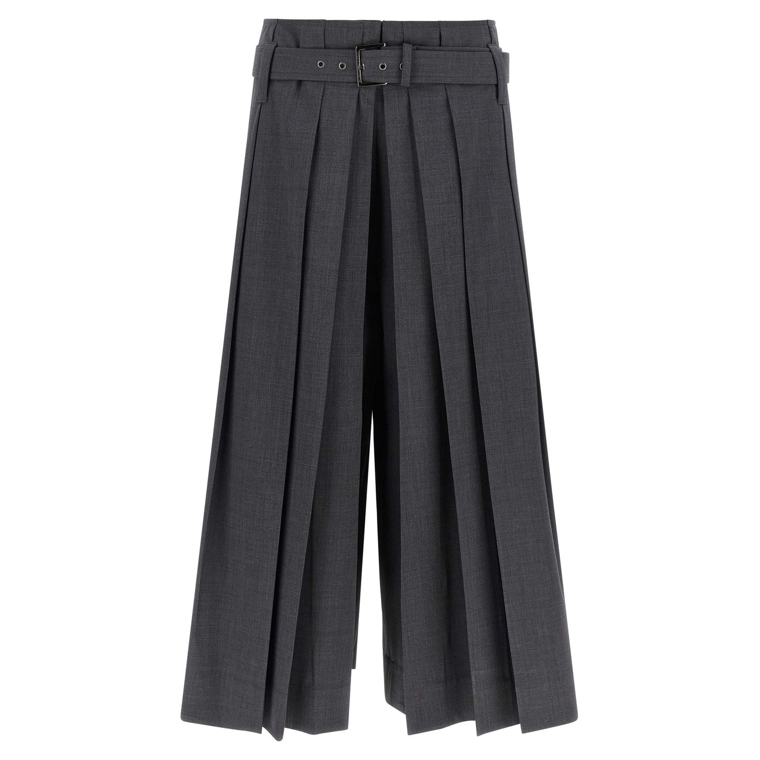 Brunello Cucinelli Gray Virgin Wool Bermuda Shorts