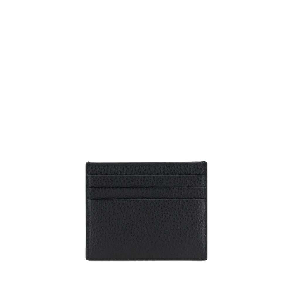 Prada Black Calf Leather Bos Taurus Wallet