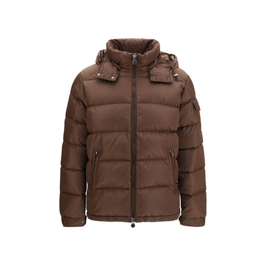 Moncler Brown Polyamide Full-Length Jacket