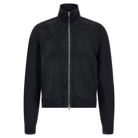Tom Ford Blue Wool Cardigan