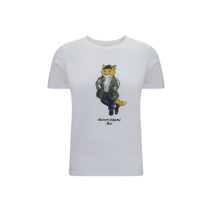 Maison Kitsuné White Cotton T-Shirt